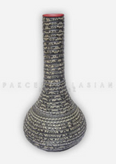 BLACK LONG NECK VASE