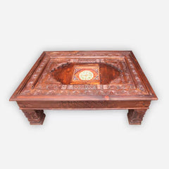 HAND PAINTED & CARVED CENTER TABLE