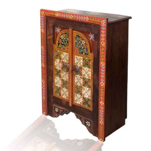 MUGHLAY HAND PAINTED SIDE TABLE
