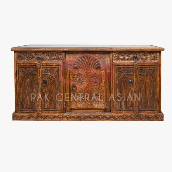 Swati Carving Cabinet Console