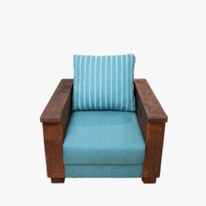 SINGLE SEAT SOFA WITH ARM CARVING