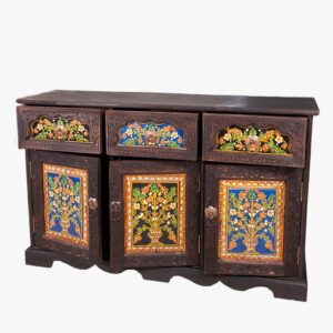 MUGHLAY HAND PAINTED & CARVING CONSOLE